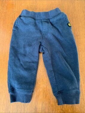 🍊5/$25 CAT Children's Navy Fleece Jogger Pants size 18m